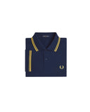 Fred Perry Ανδρική Μπλούζα Twin Tipped Polo M3600-02Β Μπλε
