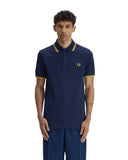 Fred Perry Ανδρική Μπλούζα Twin Tipped Polo M3600-02Β Μπλε