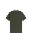 Fred Perry Ανδρική Μπλούζα Twin Tipped Polo M3600-05Β Χακί