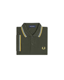 Fred Perry Ανδρική Μπλούζα Twin Tipped Polo M3600-05Β Χακί