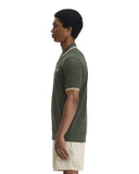 Fred Perry Ανδρική Μπλούζα Twin Tipped Polo M3600-05Β Χακί