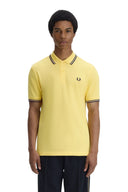 Fred Perry Ανδρική Μπλούζα Twin Tipped Polo M3600-06Β Κίτρινο