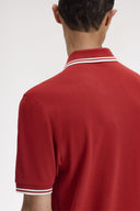Fred Perry Ανδρική Μπλούζα Twin Tipped Polo M3600-07B Burnt Red
