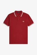 Fred Perry Ανδρική Μπλούζα Twin Tipped Polo M3600-07B Burnt Red