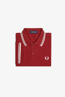 Fred Perry Ανδρική Μπλούζα Twin Tipped Polo M3600-07B Burnt Red