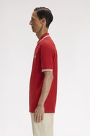 Fred Perry Ανδρική Μπλούζα Twin Tipped Polo M3600-07B Burnt Red