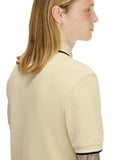 Fred Perry Ανδρική Μπλούζα Twin Tipped Polo M3600-12Β Εκρού