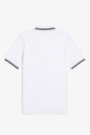 Fred Perry Ανδρική Μπλούζα Twin Tipped Polo M3600-200 Λευκό