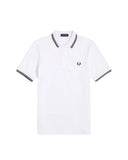 Fred Perry Ανδρική Μπλούζα Twin Tipped Polo M3600-200 Λευκό