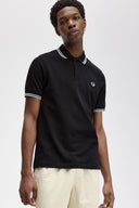 Fred Perry Ανδρική Μπλούζα Twin Tipped Polo M3600-238 Navy