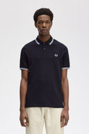 Fred Perry Ανδρική Μπλούζα Twin Tipped Polo M3600-238 Navy