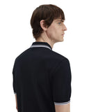 Fred Perry Ανδρική Μπλούζα Twin Tipped Polo M3600-350 Μαύρο
