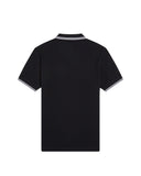 Fred Perry Ανδρική Μπλούζα Twin Tipped Polo M3600-350 Μαύρο