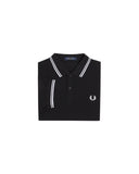 Fred Perry Ανδρική Μπλούζα Twin Tipped Polo M3600-350 Μαύρο