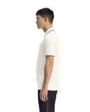 Fred Perry Ανδρική Μπλούζα Twin Tipped Polo M3600-46A Εκρού