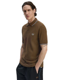 Fred Perry Ανδρική Μπλούζα Twin Tipped Polo M3600-49A Καφέ