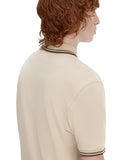 Fred Perry Ανδρική Μπλούζα Twin Tipped Polo M3600-50A Μπεζ