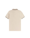 Fred Perry Ανδρική Μπλούζα Twin Tipped Polo M3600-50A Μπεζ
