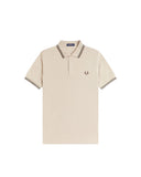 Fred Perry Ανδρική Μπλούζα Twin Tipped Polo M3600-50A Μπεζ