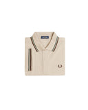 Fred Perry Ανδρική Μπλούζα Twin Tipped Polo M3600-50A Μπεζ
