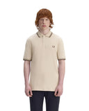 Fred Perry Ανδρική Μπλούζα Twin Tipped Polo M3600-50A Μπεζ