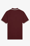 Fred Perry Ανδρική Μπλούζα Twin Tipped Polo M3600-597 Μπορντό