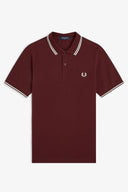 Fred Perry Ανδρική Μπλούζα Twin Tipped Polo M3600-597 Μπορντό