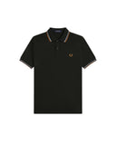 Fred Perry Ανδρική Μπλούζα Twin Tipped Polo M3600-78C Πράσινο