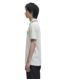 Fred Perry Ανδρική Μπλούζα Twin Tipped Polo M3600-84A Ecru / Oxblood / Grassroots