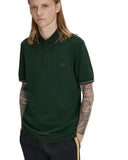 Fred Perry Ανδρική Μπλούζα Twin Tipped Polo M3600-85A Πράσινο