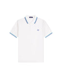 Fred Perry Ανδρική Μπλούζα Twin Tipped Polo M3600-94A Λευκό