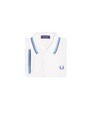 Fred Perry Ανδρική Μπλούζα Twin Tipped Polo M3600-94A Λευκό