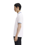 Fred Perry Ανδρική Μπλούζα Twin Tipped Polo M3600-94A Λευκό