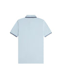 Fred Perry Ανδρική Μπλούζα Twin Tipped Polo M3600-96A Light Ice / Ace Blue / Navy