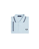 Fred Perry Ανδρική Μπλούζα Twin Tipped Polo M3600-96A Light Ice / Ace Blue / Navy