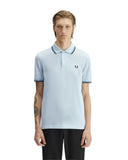 Fred Perry Ανδρική Μπλούζα Twin Tipped Polo M3600-96A Light Ice / Ace Blue / Navy