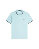 Fred Perry Ανδρική Μπλούζα Twin Tipped Polo M3600-97A Σιέλ