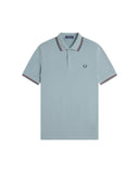 Fred Perry Ανδρική Μπλούζα Twin Tipped Polo M3600-98A Μέντα