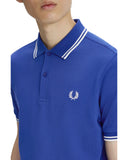 Fred Perry Ανδρική Μπλούζα Twin Tipped Polo M3600-99A Μπλε