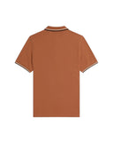 Fred Perry Ανδρική Μπλούζα Twin Tipped Polo M3600-P03 Court Clay