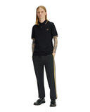 Fred Perry Ανδρική Μπλούζα Twin Tipped Polo M3600-P69 Μαύρο