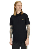 Fred Perry Ανδρική Μπλούζα Twin Tipped Polo M3600-P69 Μαύρο
