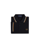 Fred Perry Ανδρική Μπλούζα Twin Tipped Polo M3600-P69 Μαύρο