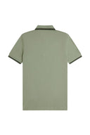 Fred Perry Ανδρική Μπλούζα Twin Tipped Polo M3600-S23 Χακί