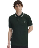 Fred Perry Ανδρική Μπλούζα Twin Tipped Polo M3600-T50 Πράσινο
