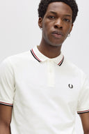 Fred Perry Ανδρική Μπλούζα Twin Tipped Polo M3600-T60 White