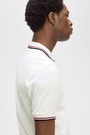 Fred Perry Ανδρική Μπλούζα Twin Tipped Polo M3600-T60 White
