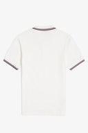Fred Perry Ανδρική Μπλούζα Twin Tipped Polo M3600-T60 White