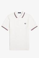 Fred Perry Ανδρική Μπλούζα Twin Tipped Polo M3600-T60 White