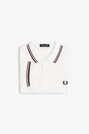 Fred Perry Ανδρική Μπλούζα Twin Tipped Polo M3600-T60 White
